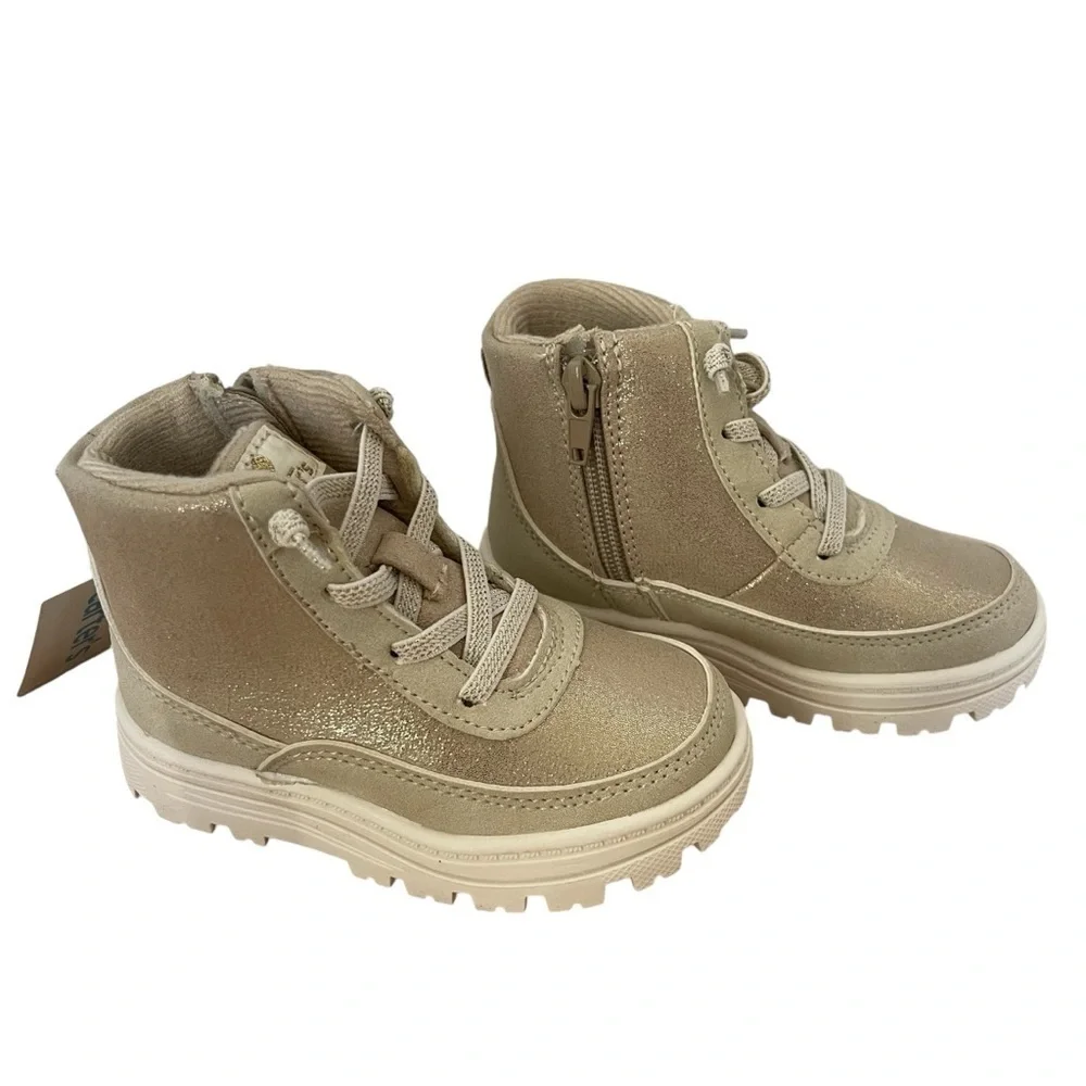 Carter's Girl's Betony Ankle Boots Khaki Winter Outdoor Shoes Booties Skiing